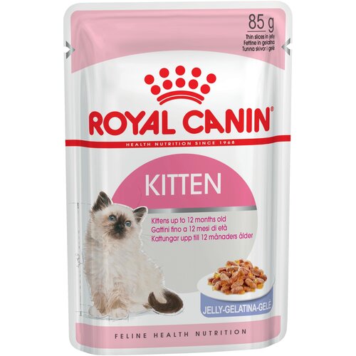 Влажный корм в желе Royal Canin Kitten Jelly (Киттен Желе) для котят до 12 месяцев, 24*0,085 г купить за 2736 руб, фото