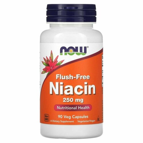 Now Niacin Flush-Free 250 mg 90 капс. фотография