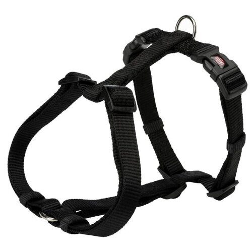 Шлейка TRIXIE Premium H-harness XS-S, обхват шеи 30-44  см, черный фотография