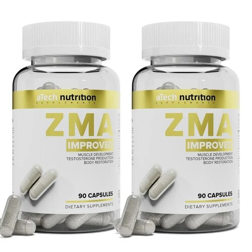 ZMA Цинк + Магний + Аспарагиновая кислота, 140 г, 90 шт., 2 уп. фотография