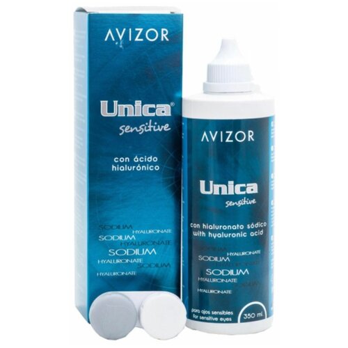 Раствор AVIZOR UNICA SENSITIVE 350 ml. + контейнер (Авизор Уника Сенситив 350 мл.) фотография