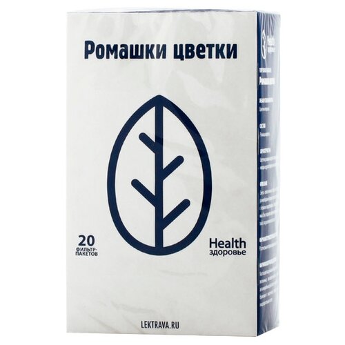 Здоровье Health цветы Ромашки ф/п, 1.5 г, 20 шт. фотография