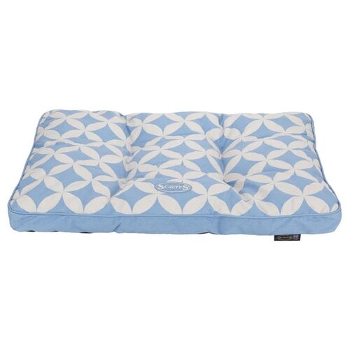 Лежак для собак и кошек Scruffs Florence Dog Mattress 82х58х6 см 82 см 58 см голубой 6 см купить за 3560 руб, фото