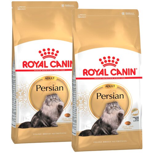 ROYAL CANIN PERSIAN ADULT для взрослых персидских кошек (0,4 + 0,4 кг) купить за 1375 руб, фото