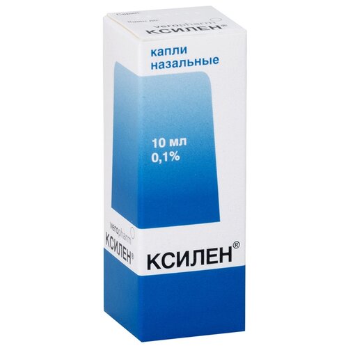 Ксилен капли наз., 0.1%, 10 мл, 10x15 см купить за 42 руб, фото