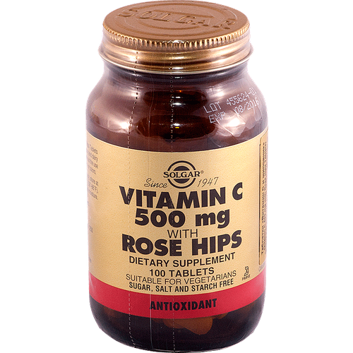 Solgar Vitamin C with Rose Hips таб., 500 мг, 100 г, 100 шт. фотография