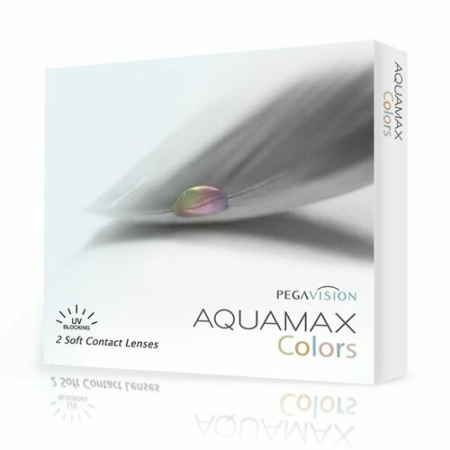 Контактные линзы Pegavision Aquamax Colors, 2 шт., R 8,6, D -5, topaz, 1 уп. купить за 640 руб, фото