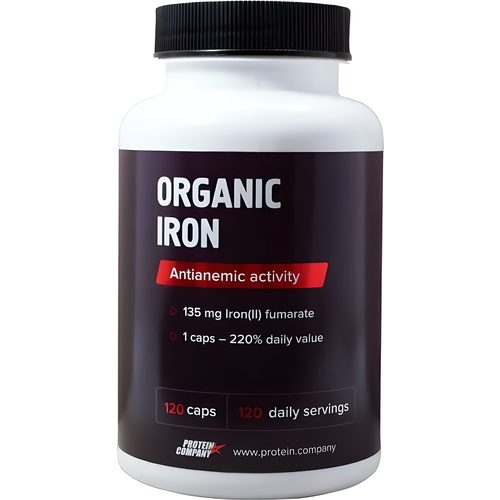 Organic iron Железа фумарат, 250 мл, 90 г, 120 шт. фотография