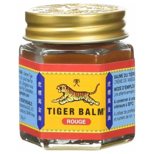 Бальзам Tiger Balm тигровый красный, 21 г, 21 мл фотография