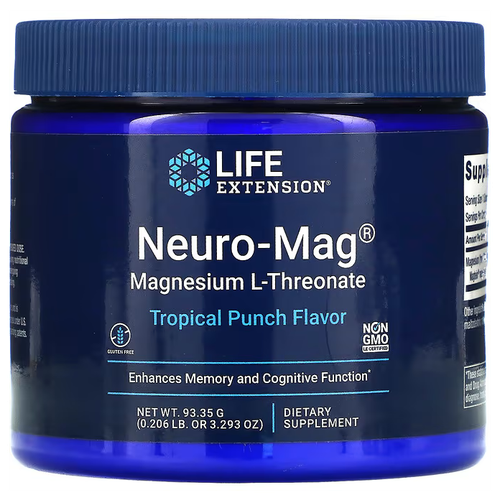 Порошок Life Extension Neuro-Mag Magnesium L-Threonate, 93.4 г фотография