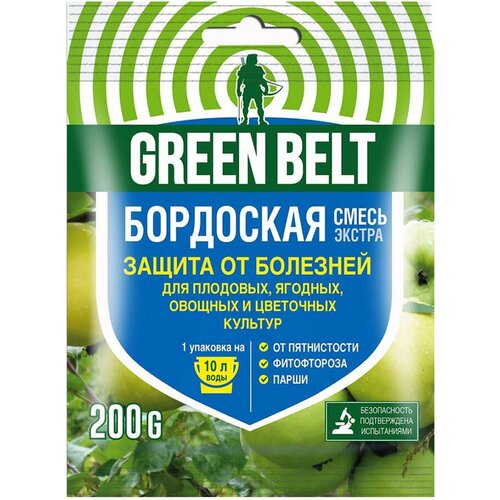 Средство для защиты растений от болезней Green Belt Бордоская смесь 200 г купить за 178 руб, фото