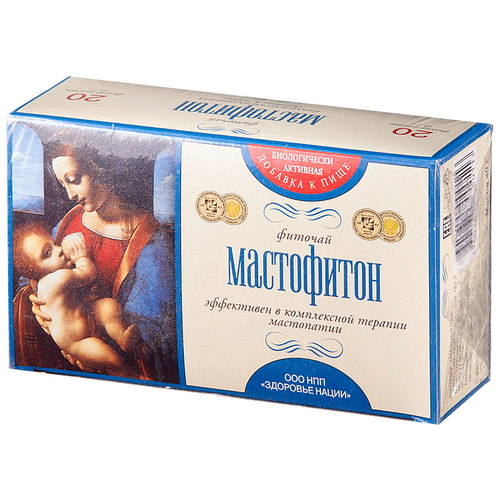 Здоровье нации БАД Мастофитон ф/п, 40 г, 20 шт. фотография