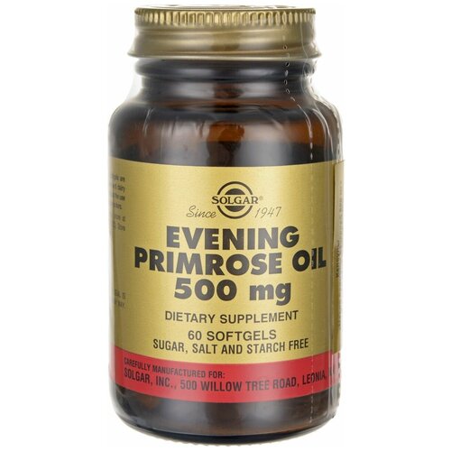 Solgar Evening Primrose Oil капс., 500 мг, 0.5 г, 60 шт. купить за 1278 руб, фото