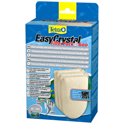 Аксессуар Tetra картриджи EasyCrystal Filter Pack C600 3000 мл 3 бежевый купить за 5670 руб, фото