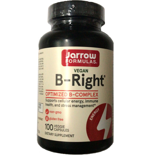 Jarrow Formulas B-Right вег. капс., 130 г, 100 шт. фотография