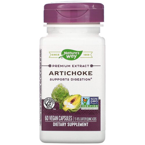 Капсулы Nature's Way Artichoke, 60 г, 60 шт. фотография