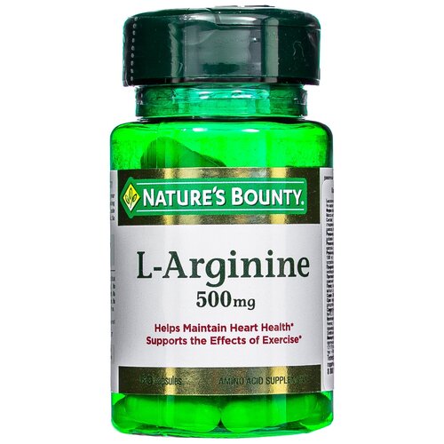 L-Arginine капс., 500 мг, 120 г, 50 шт. купить за 894 руб, фото