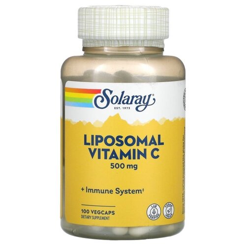 Капсулы Solaray Liposomal Vitamin C, 140 г, 500 мг, 100 шт. фотография