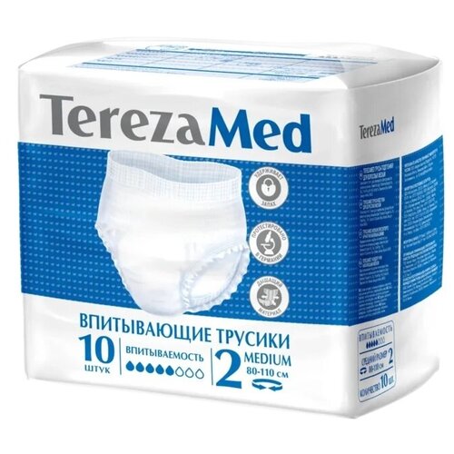 Трусы впитывающие TerezaMed 90178 Medium (№2), M, 10 шт. купить за 950 руб, фото