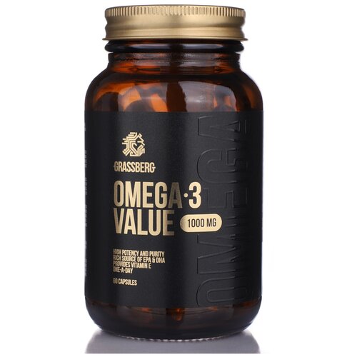 Grassberg Omega-3 Value капс., 1000 мг, 60 шт. фотография