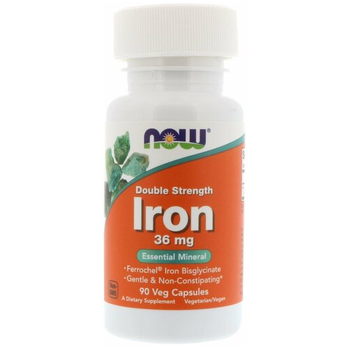 Iron Double Strength капс., 170 мл, 0.45 г, 90 шт. фотография