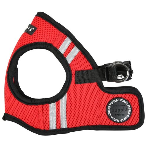 Шлейка Puppia Soft vest harness pro красный, XL фотография