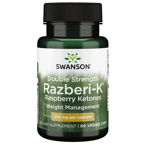 Капсулы SWANSON Razberi-K Raspberry Ketones, 90 г, 200 мг, 60 шт. фотография