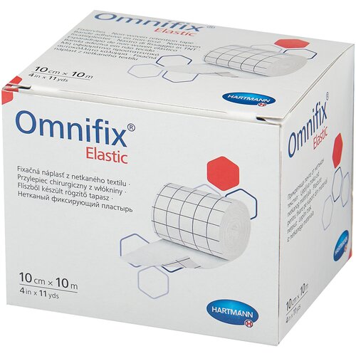 Hartmann OMNIFIX Elastic пластырь фиксирующий из нетканого материала гипоаллергенный, 10х1000 см белый фотография