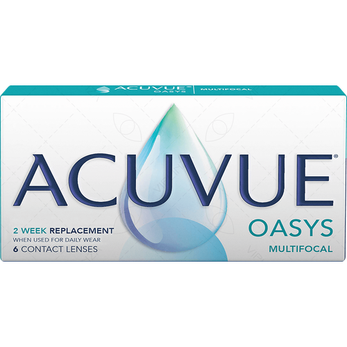 Контактные линзы ACUVUE Oasys Multifocal, 6 шт., R 8,4, D -8,75, ADD: низкая фотография