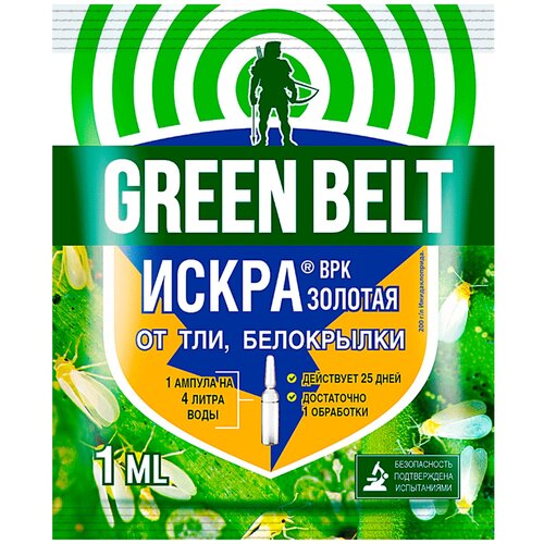 Green Belt средство для защиты от насекомых Искра Золотая, 1 мл, 1 г фотография