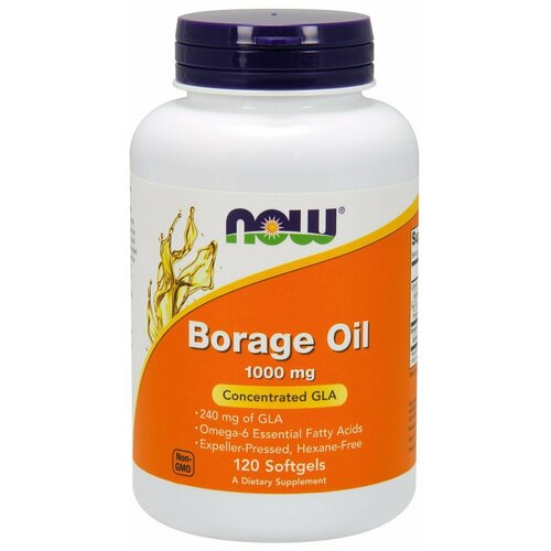 Borage oil капс., 1000 мг, 270 г, 120 шт. фотография