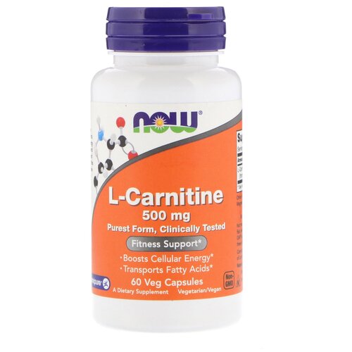 L-Carnitine капс., 500 мг, 90 г, 60 шт. фотография