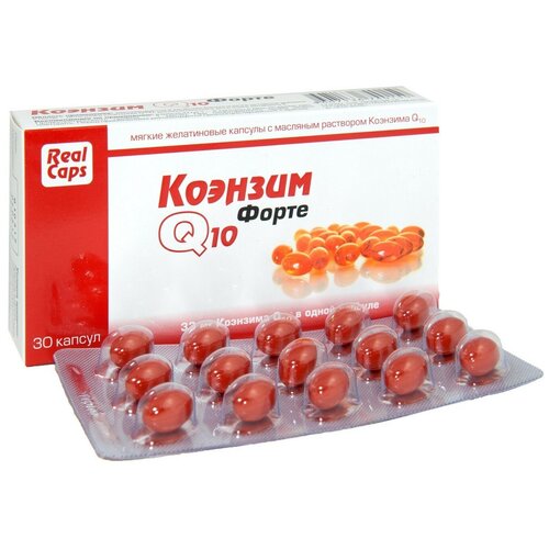 Коэнзим Q10 Форте капс., 55 г, 30 шт. купить за 584 руб, фото