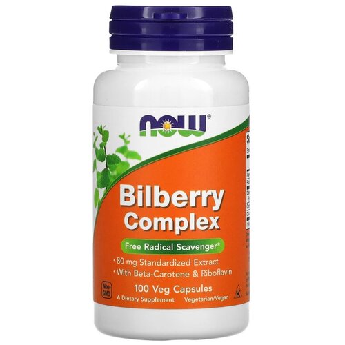 Bilberry Complex капс., 110 г, 100 шт., черника фотография