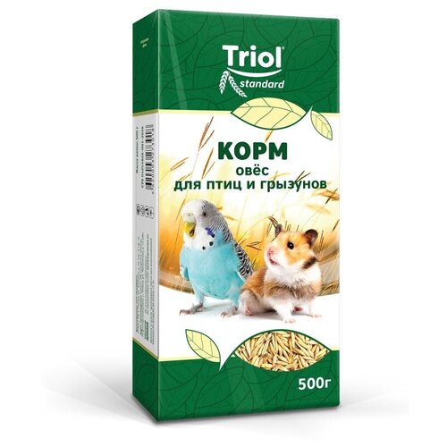 Triol корм Standard овёс для птиц и грызунов, 500 г фотография