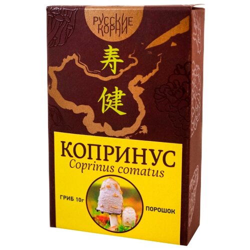 Русские корни экстракт гриба Копринус, 10 г, грибы фотография