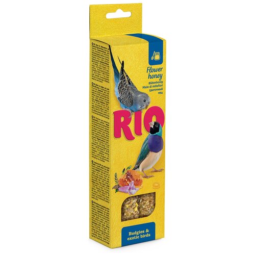 Лакомство для птиц RIO с медом , 80 г , 2 шт. в уп. фотография