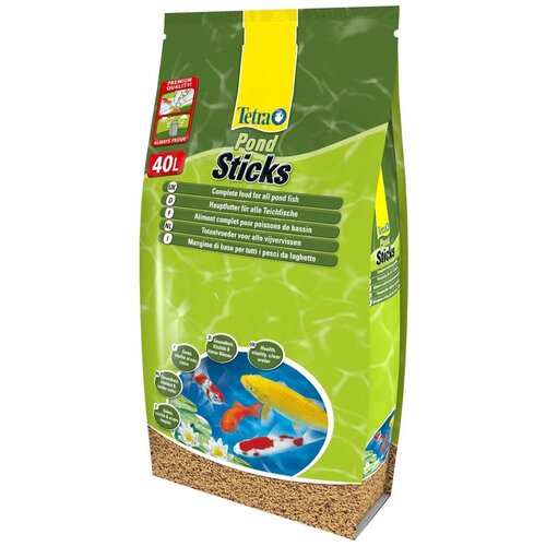 Сухой корм  для  рыб Tetra Pond Sticks, 40 л, 4.2 кг фотография