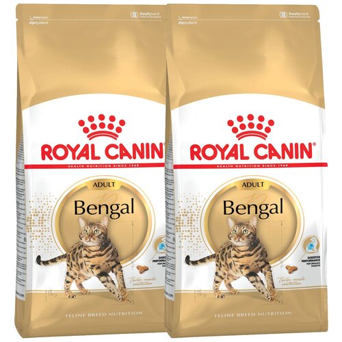 ROYAL CANIN BENGAL ADULT для взрослых бенгальских кошек (2 + 2 кг) фотография