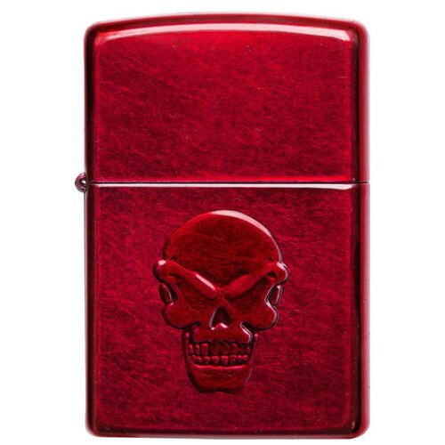 Оригинальная бензиновая зажигалка ZIPPO 21186 Doom с покрытием Candy Apple Red купить за 5620 руб, фото