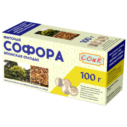 Соик чай Софора японская плоды, 100 г фотография