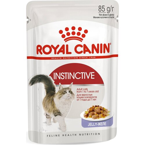 Влажный корм для кошек Royal Canin Instinctive 85 г (кусочки в желе) купить за 112 руб, фото