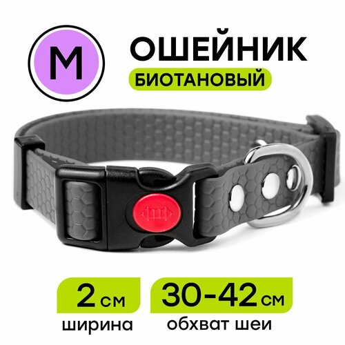 Ошейник из биотана 30-42 см (M), 20 мм, Woofy 