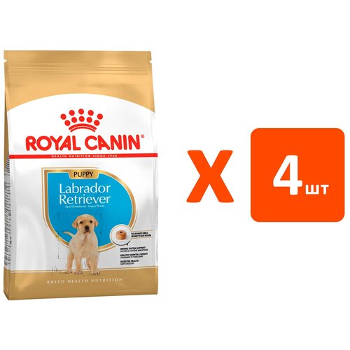 ROYAL CANIN LABRADOR RETRIEVER PUPPY для щенков лабрадор ретривер (3 кг х 4 шт) фотография