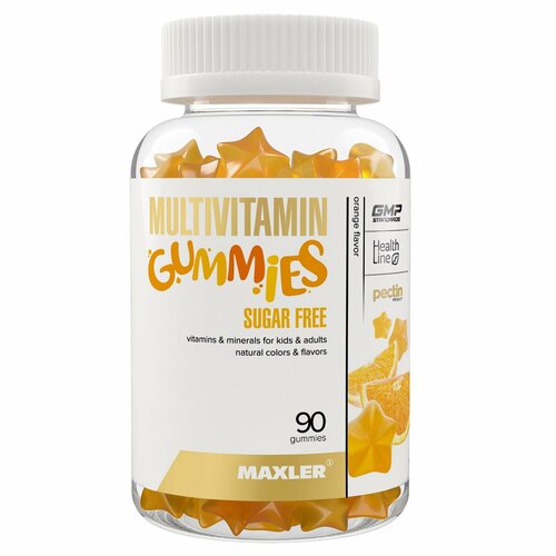 Multivitamin Gummies Sugar Free 90 жев. табл (Maxler) Апельсин фотография