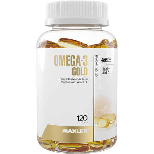 MAXLER Omega-3 Gold капс., 161 г, 120 шт. фотография