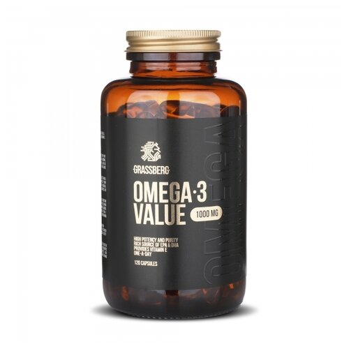 Grassberg Omega-3 Value капс., 1000 мг, 120 шт. фотография