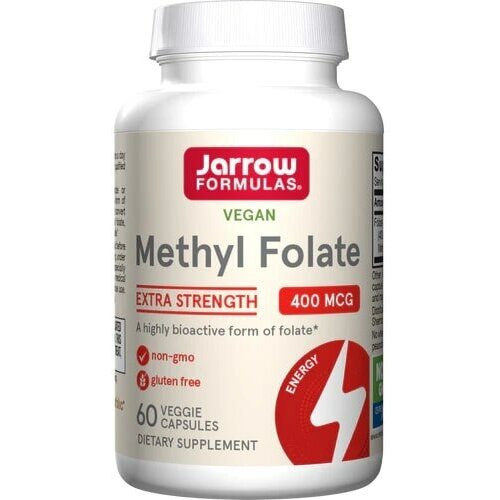 Jarrow Formulas Methyl Folate вег. капс., 400 мкг, 100 мл, 60 шт. фотография