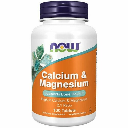 Now foods Calcium & Magnesium 100 таб фотография