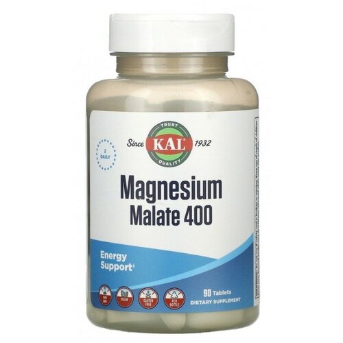 Таблетки KAL Magnesium Malate, 212 г, 400 мг, 90 шт. фотография